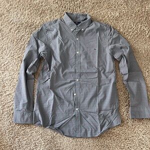 Vineyard Vines Blue Casual Button Down Shirt